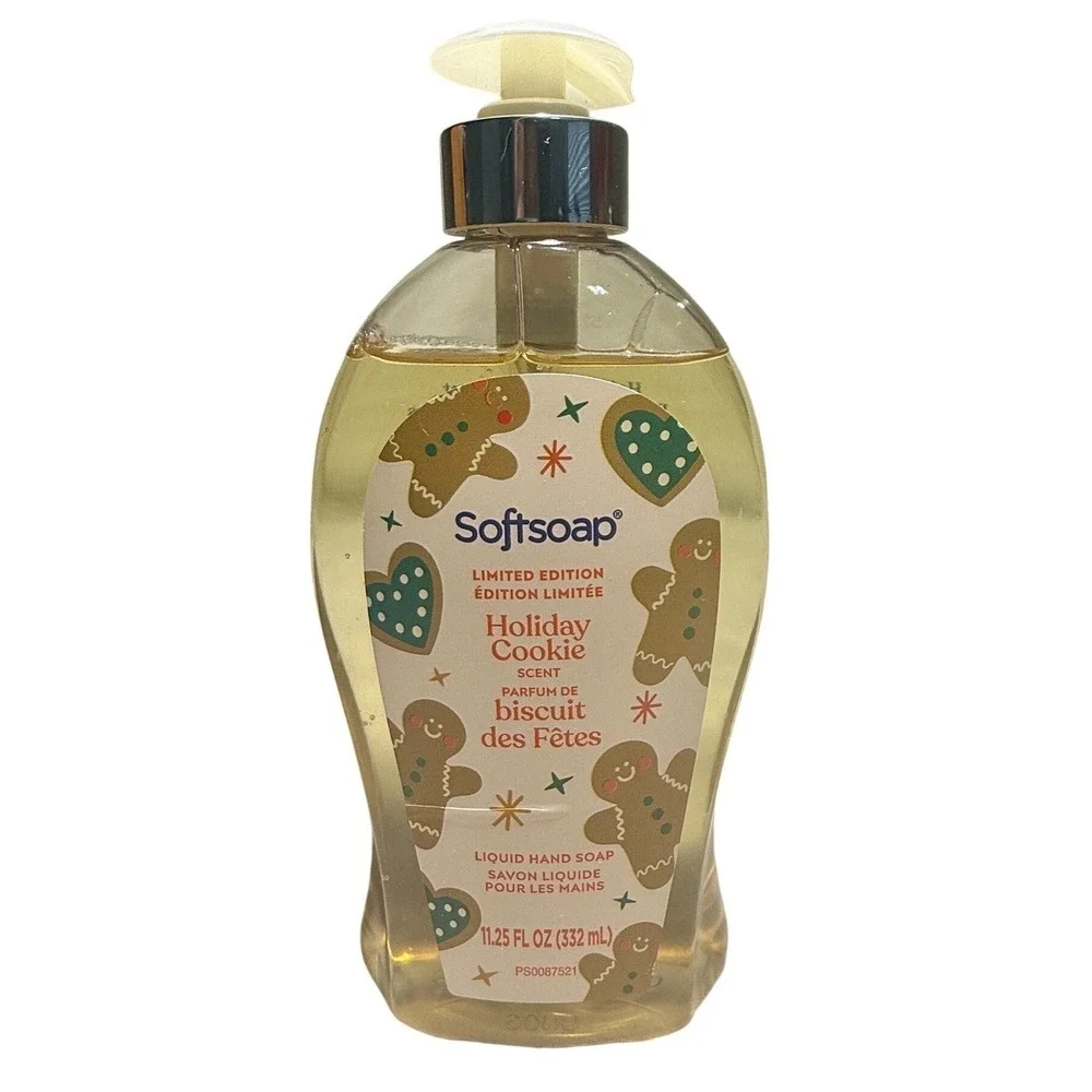 Softsoap Liquid Hand Soap Holiday Cookie Limited Edition Christmas Lot of 5